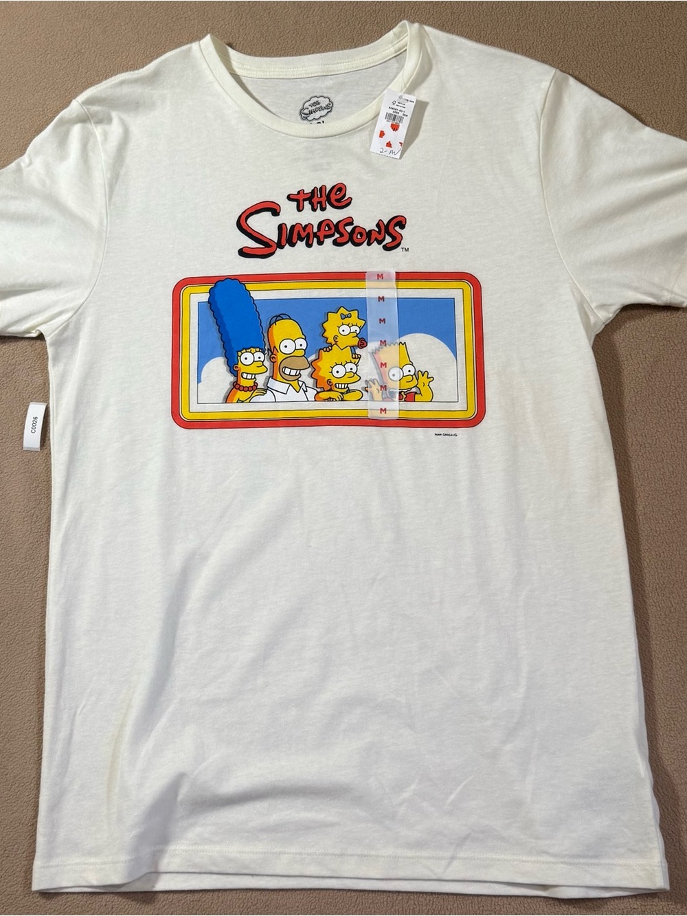 The Simpsons Graphic Tee - White Short Sleeve Women's Tee